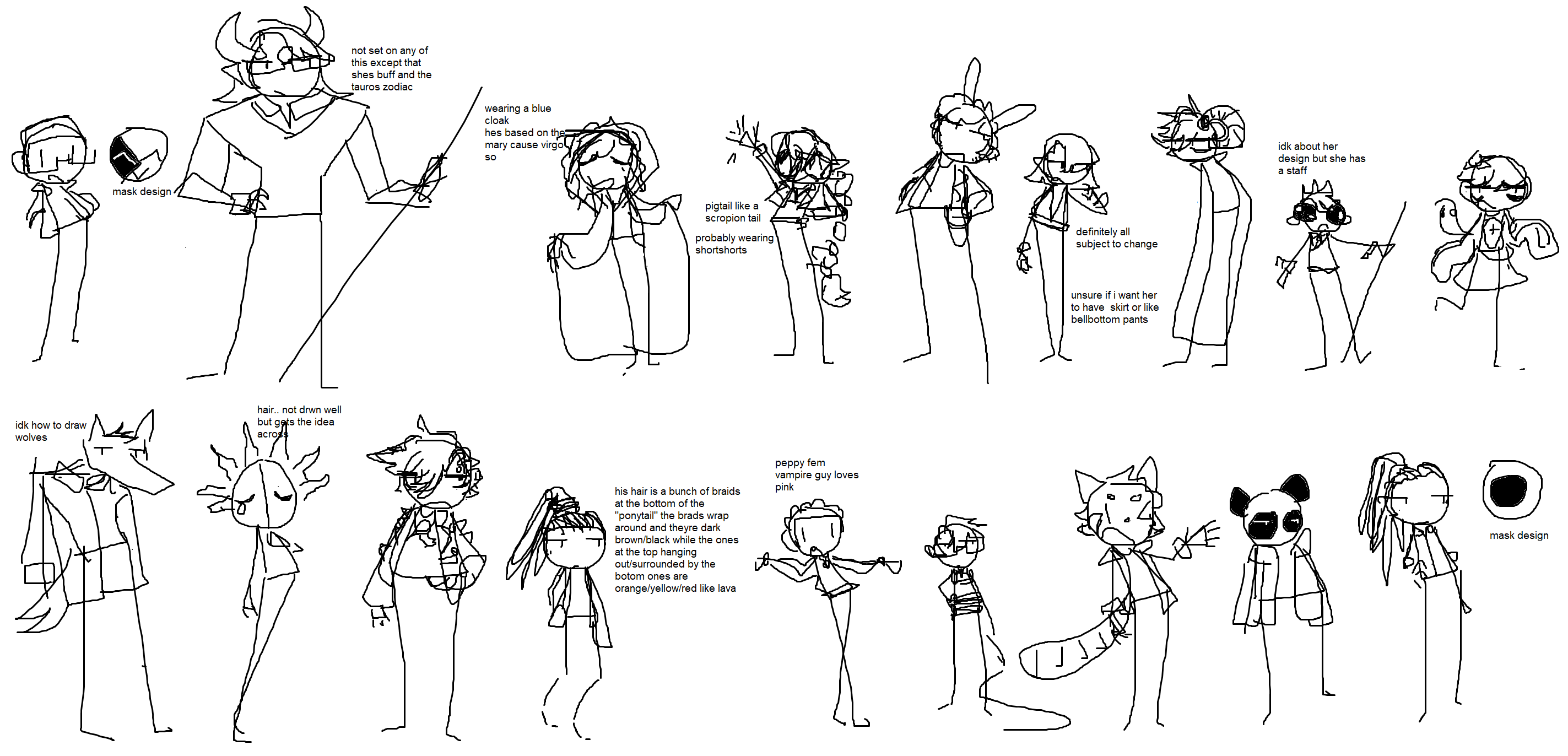 Mouse doodles